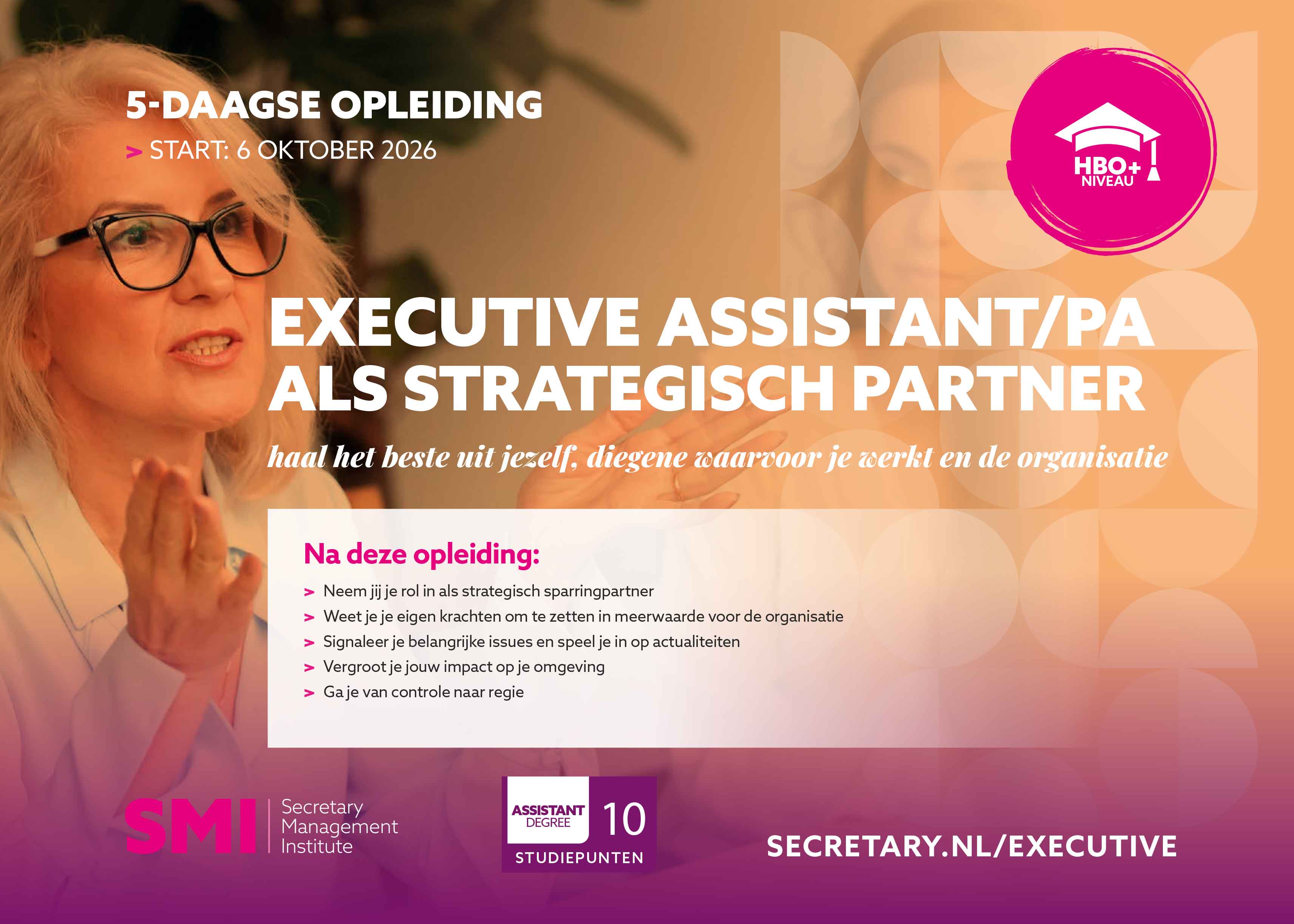 Opleiding Executive Assistant/PA als strategisch partner