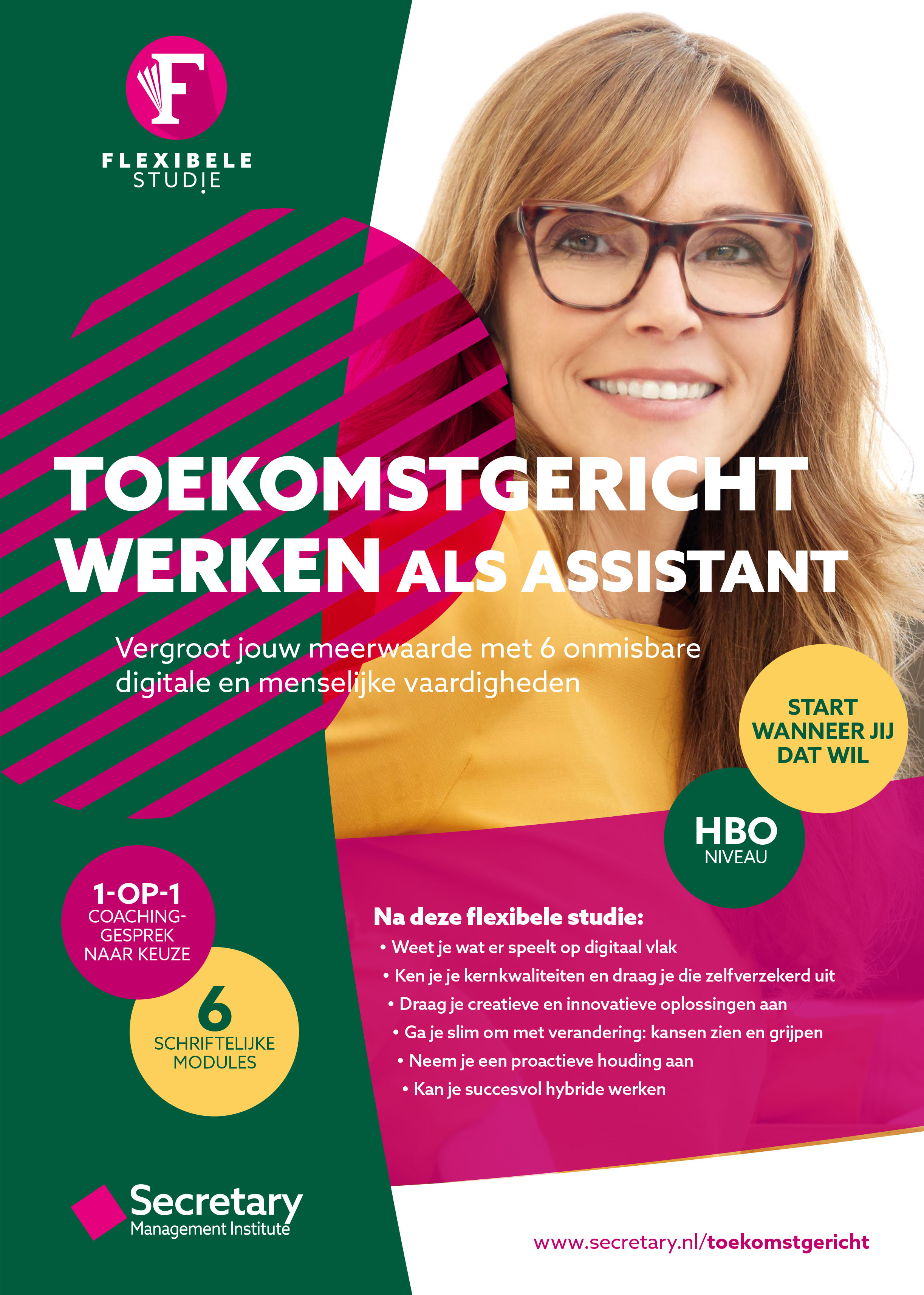 Flexibele studie Toekomstgericht werken als assistant