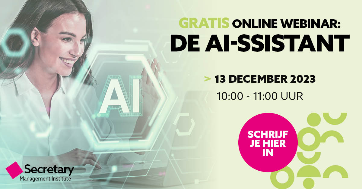 Ontdek de kracht van AI voor assistants - gratis webinar
