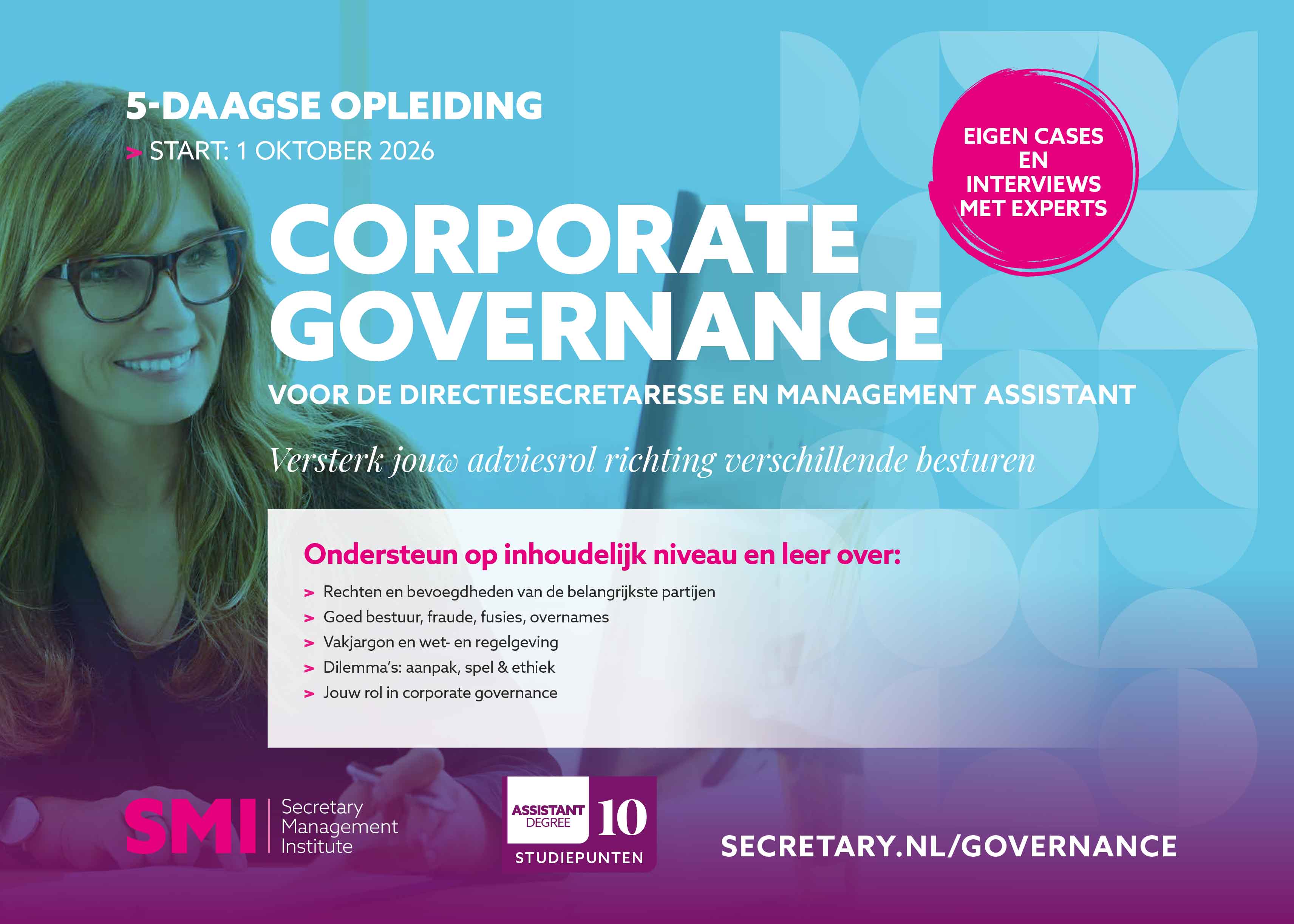 Opleiding Corporate Governance voor de management assistant
