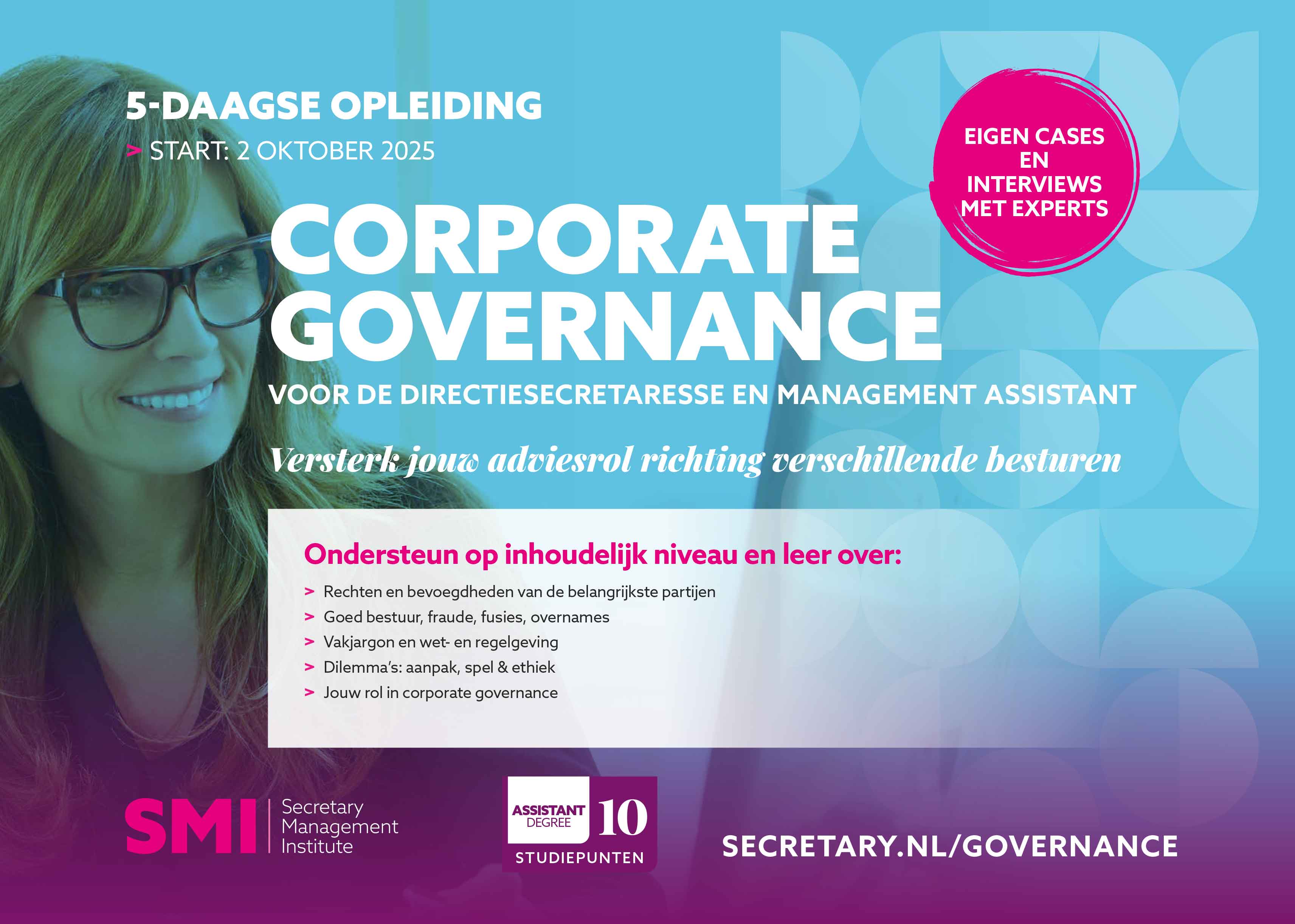 Opleiding Corporate Governance voor de management assistant