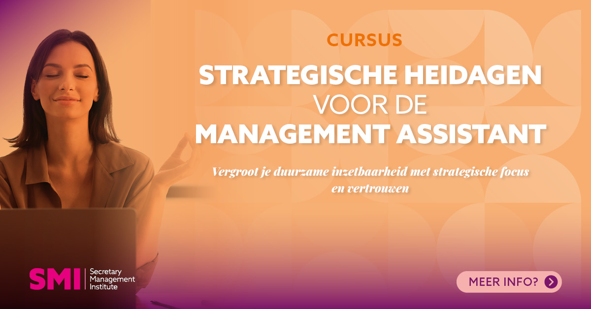 Strategische heidagen voor de management assistant