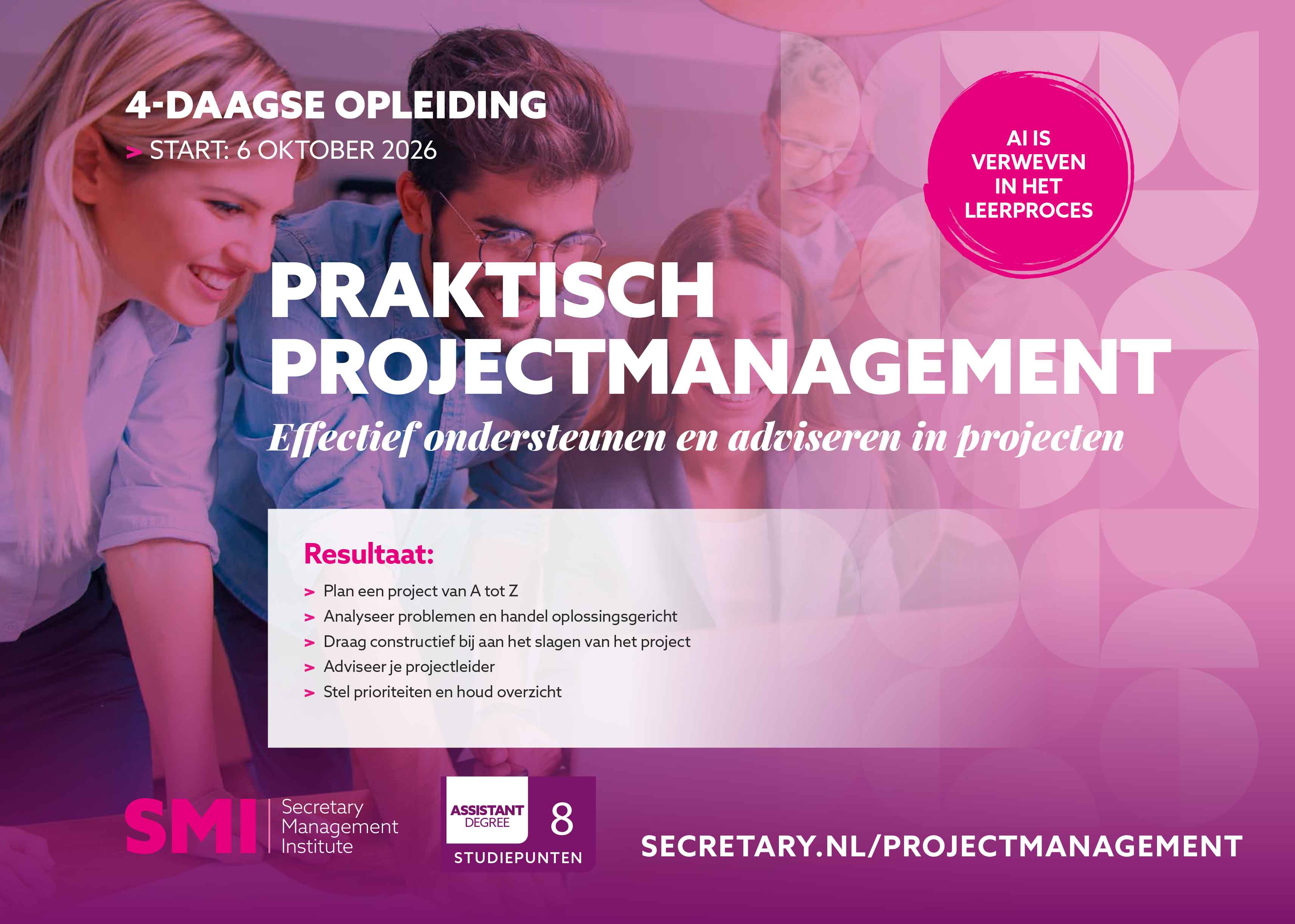 Opleiding Praktisch projectmanagement
