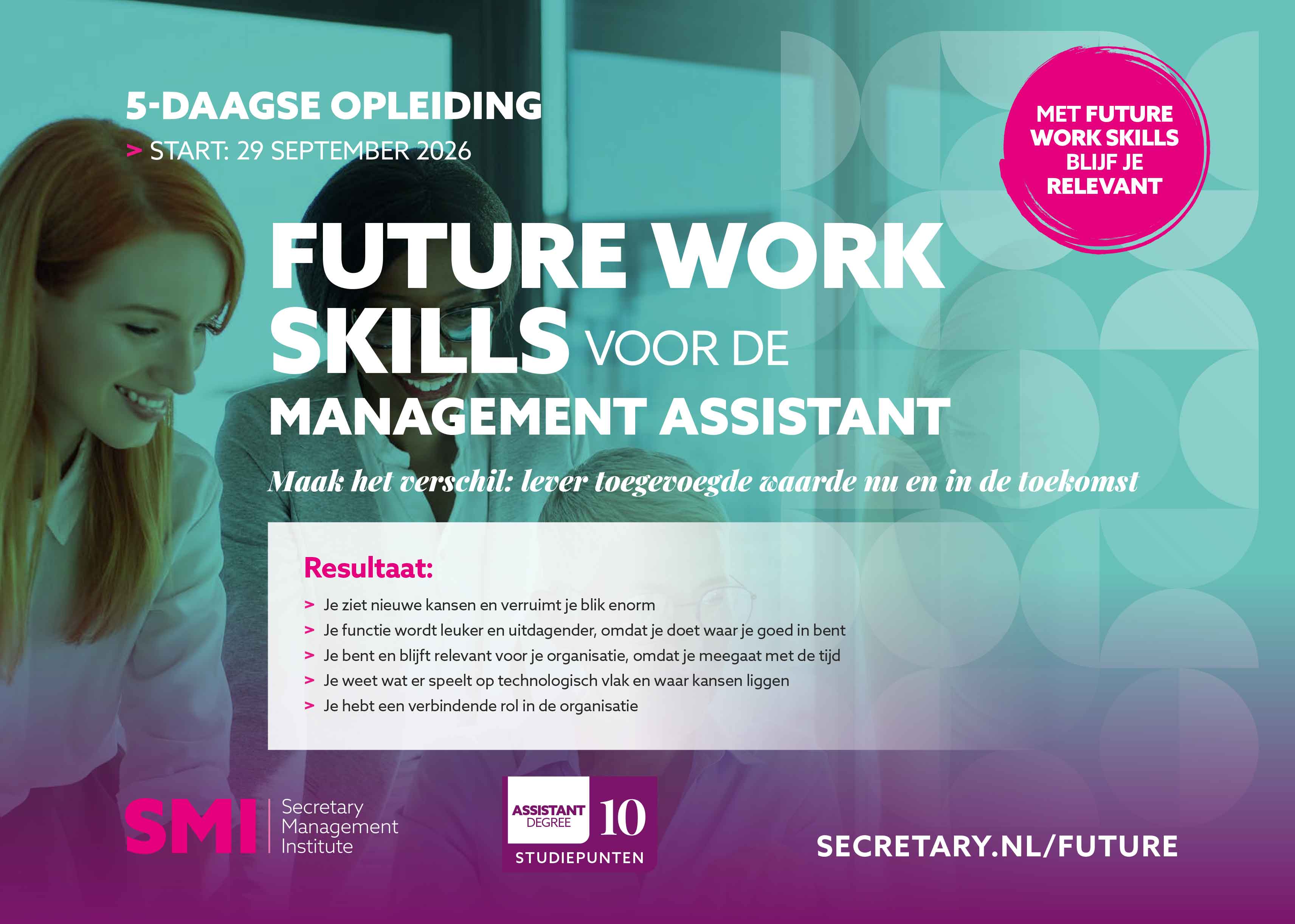 Opleiding Future Work Skills voor de management assistant