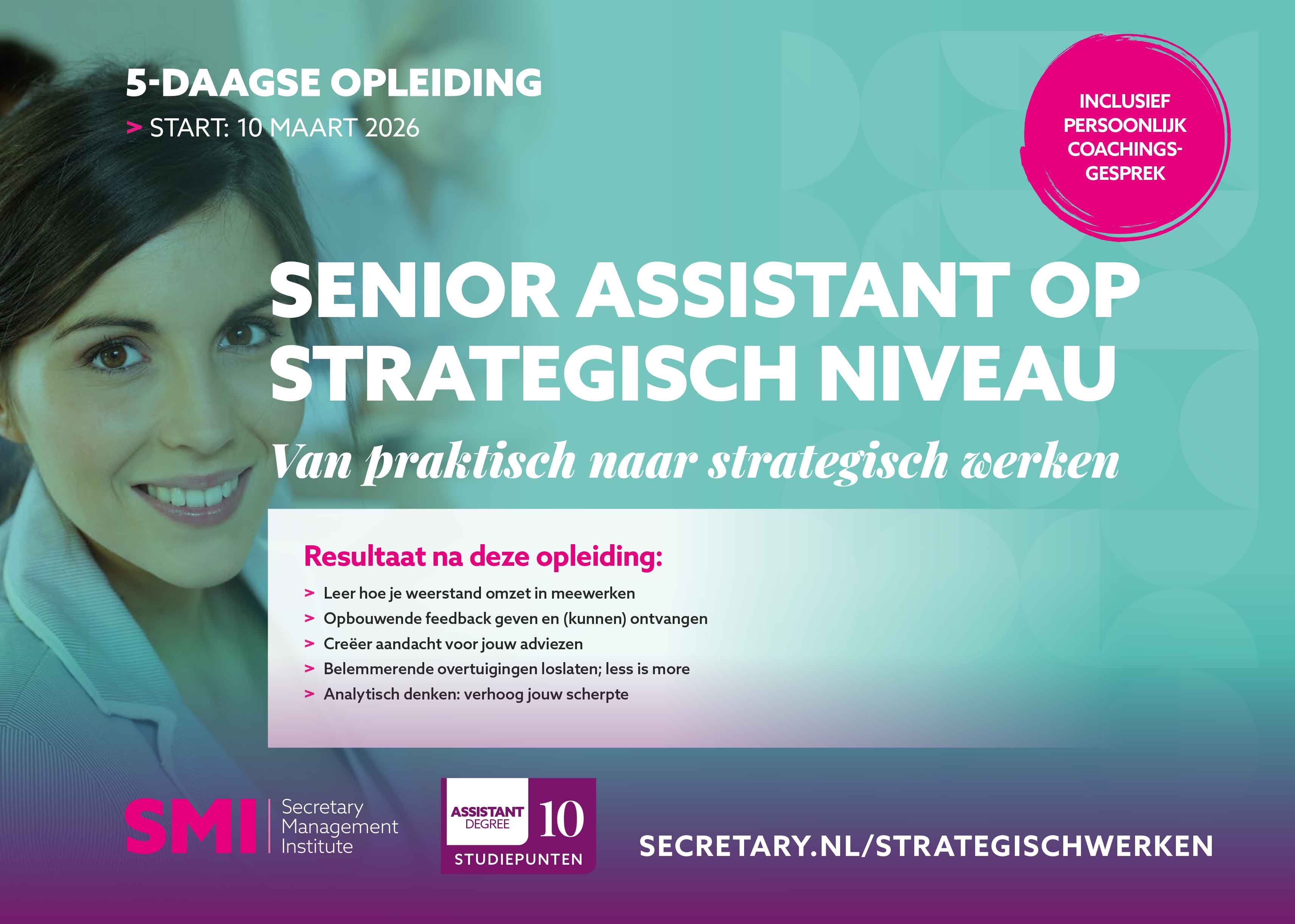 Opleiding Senior Assistant op strategisch niveau